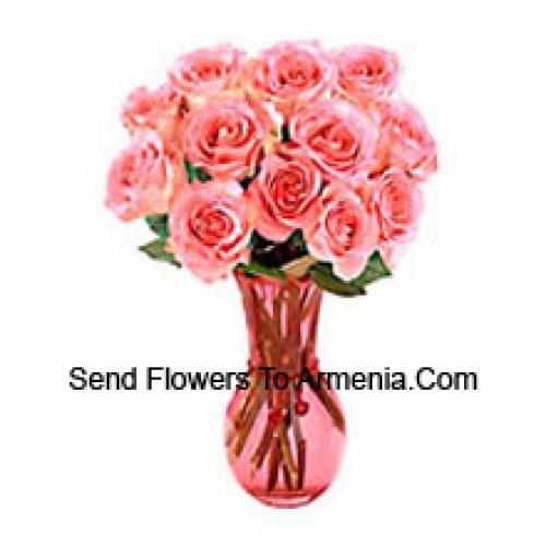 Cute 11 Pink Roses