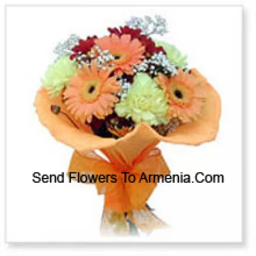 Cute Bunch Of 11 Gerberas