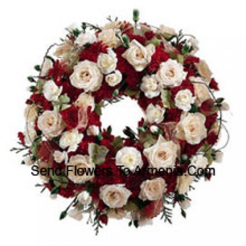 Stunning Mixed Flower Wreath