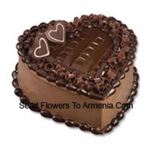 1 Kg Heart Chocolate Cake