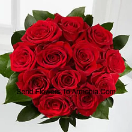 Bunch Of 11 Red Roses