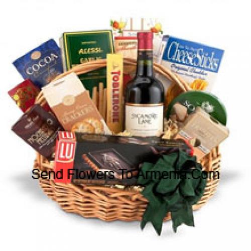 Hamper Containing Exotic Wine